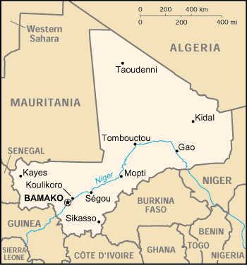 Mali map