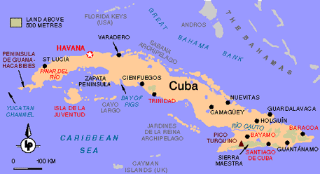 Cuba map