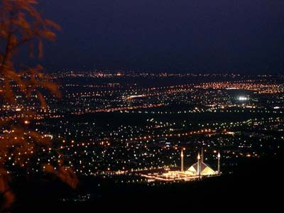 Islamabad at night