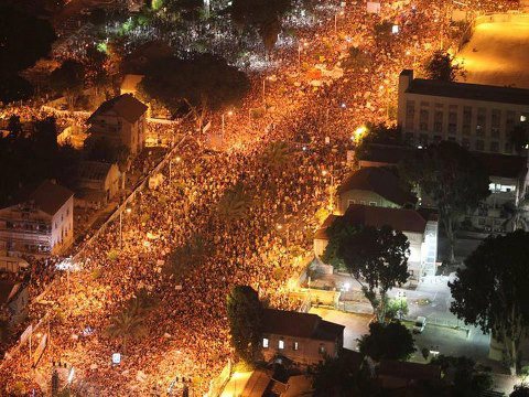 Tel Aviv protest, 4 Nov 2012