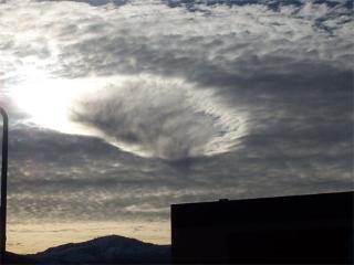 hole punch clouds