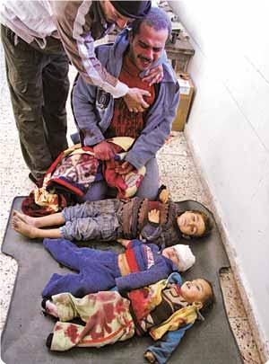 dead children in Gaza