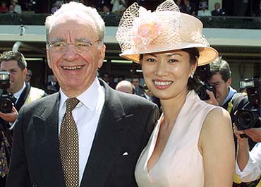Mr. & Mrs. Rupert Murdoch