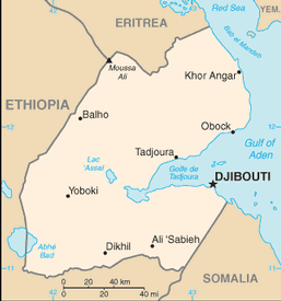 Djibouti map