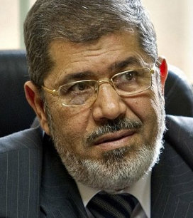 Egyptian president Mohammed Morsi