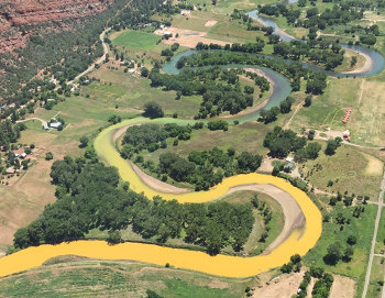 Animas River after mine spill