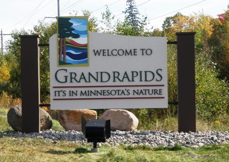Grand Rapids city sign
