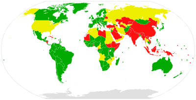 Rome Statute members map