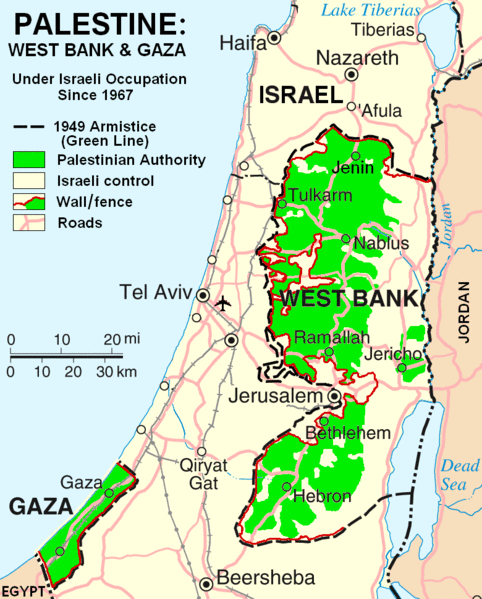 Palestine map